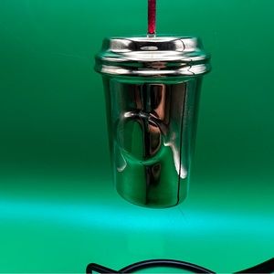 Starbucks Reflective Gold Christmas Ornament - 2014